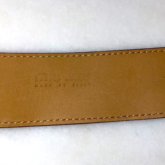 Red Leather Miu Miu Belt - Picture 5 of 7